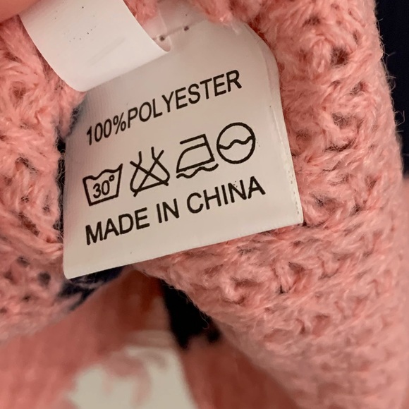 Pippidip Distressed V-Neck Sweater, New - Picture 10 of 12